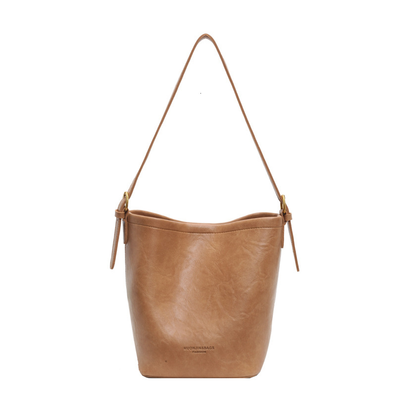 2025S Designer Women S Bag Bucket For Female Niche Autumn New Trend Shoulder Commuting Large Capacity Crossbody Bag