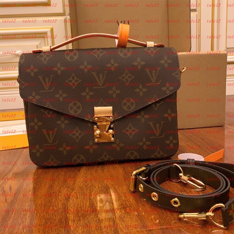 Premium level pochette metiss bag Womens crossbody shoulder bag designer handbag mirror quality leather chain bags Luxury messenger bag must have wallet