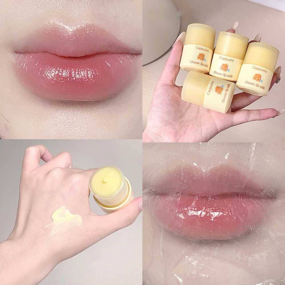 Cappuvini deep moisturizing cheese lipstick smooth texture lipstick reduce lip lines and maintain lip gloss W250407