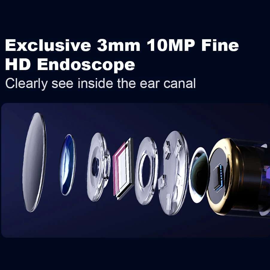 Bebird Note5 Smart Visual Sticks Endoscope Tweezers High Precision Earpick Mini Camera Otoscope Health Care Ear Cleaner