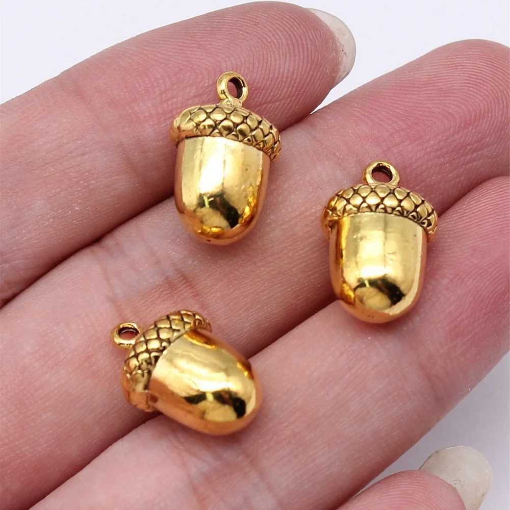 For Jewelry Making 3D Acorn Charms Hazelnut Charms Supplies Findings 5pcsXJ251107