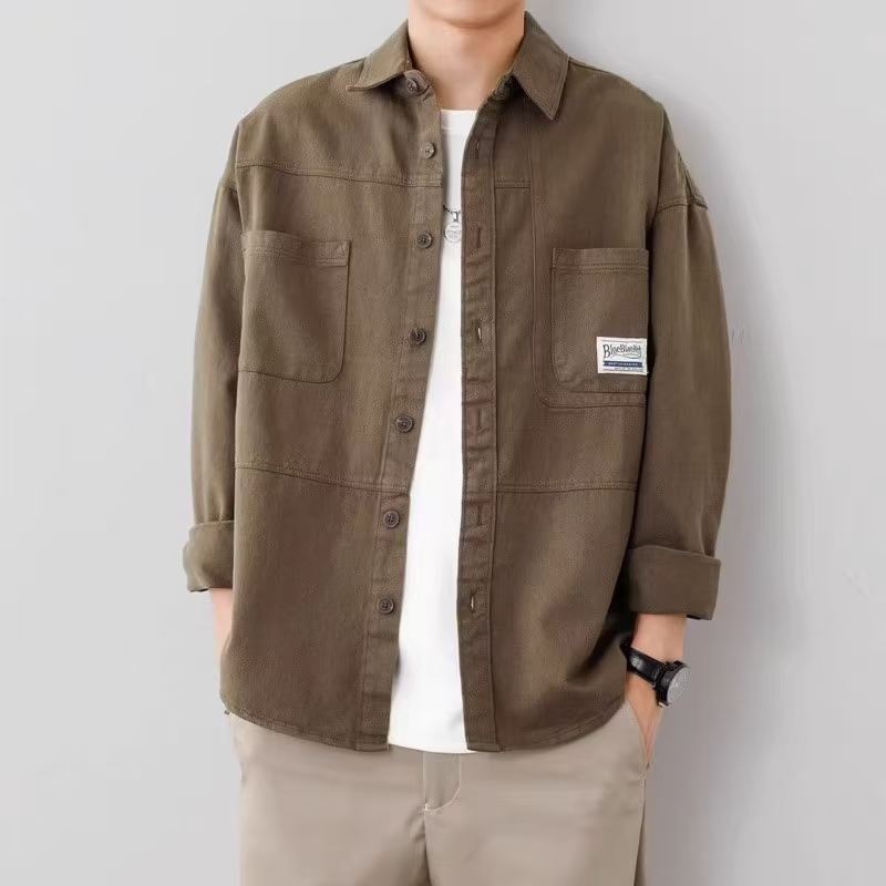 Autumn new coat men's trend jacket jacket casual fashion comfortable Joker jacket jacket.#01