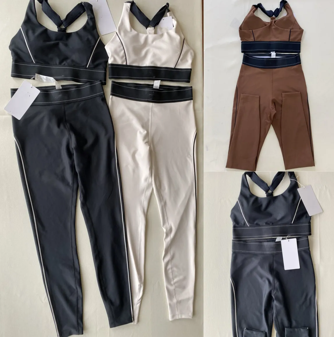 Women Yoga Suits Sports Shirts+Shorts Set Long Sleeve Yoga Shirts Shorts Quick Dry Sweatshirt Boxer-style Sets