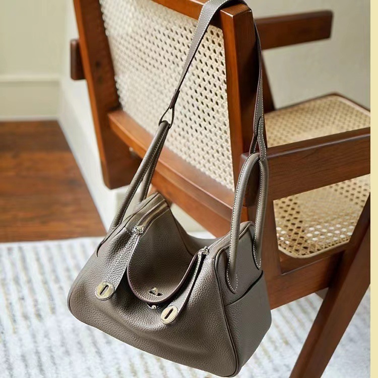 fashionable multifunctional shoulder high-quality hand-held crossbody top layer cowhide atmospheric elegant handbag designer bag