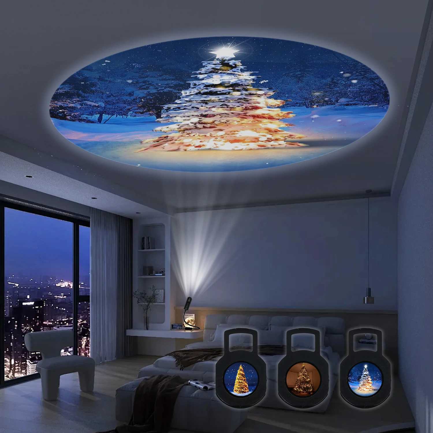 Christmas tree projection light W251107