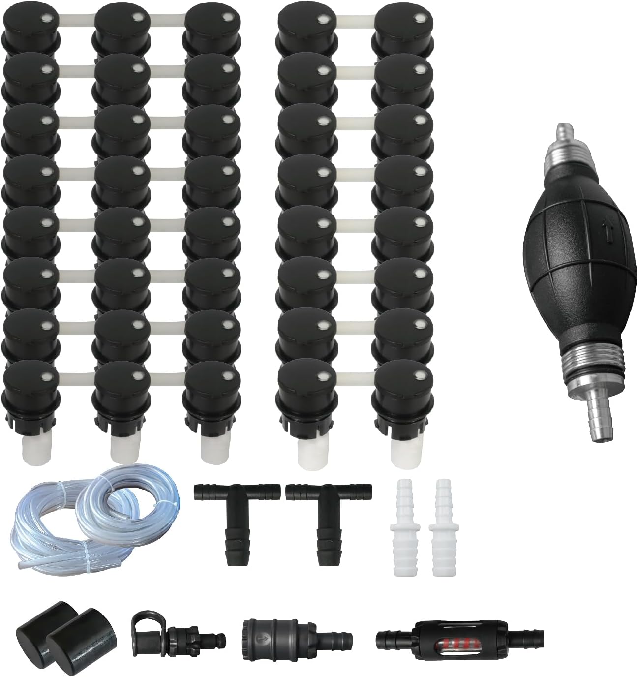 80V Battery Watering System Kit - Forklift, Golf Cart Battery Filler - Single Point Watering System