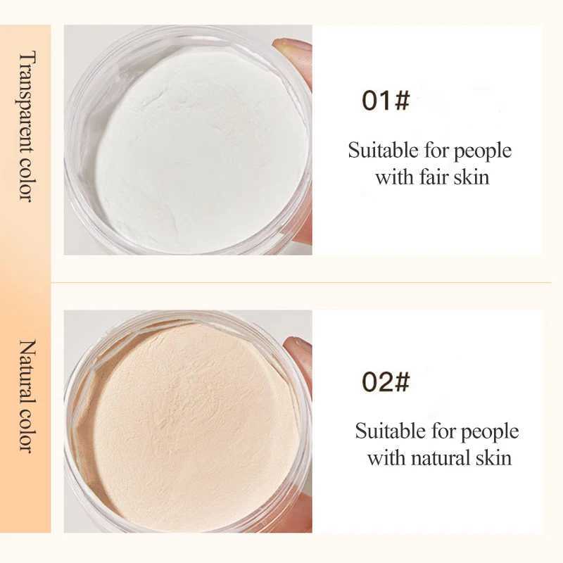 Oil control loose facial powder transparent natural powder makeup waterproof long-lasting matte Korean cosmeticsXJ250407