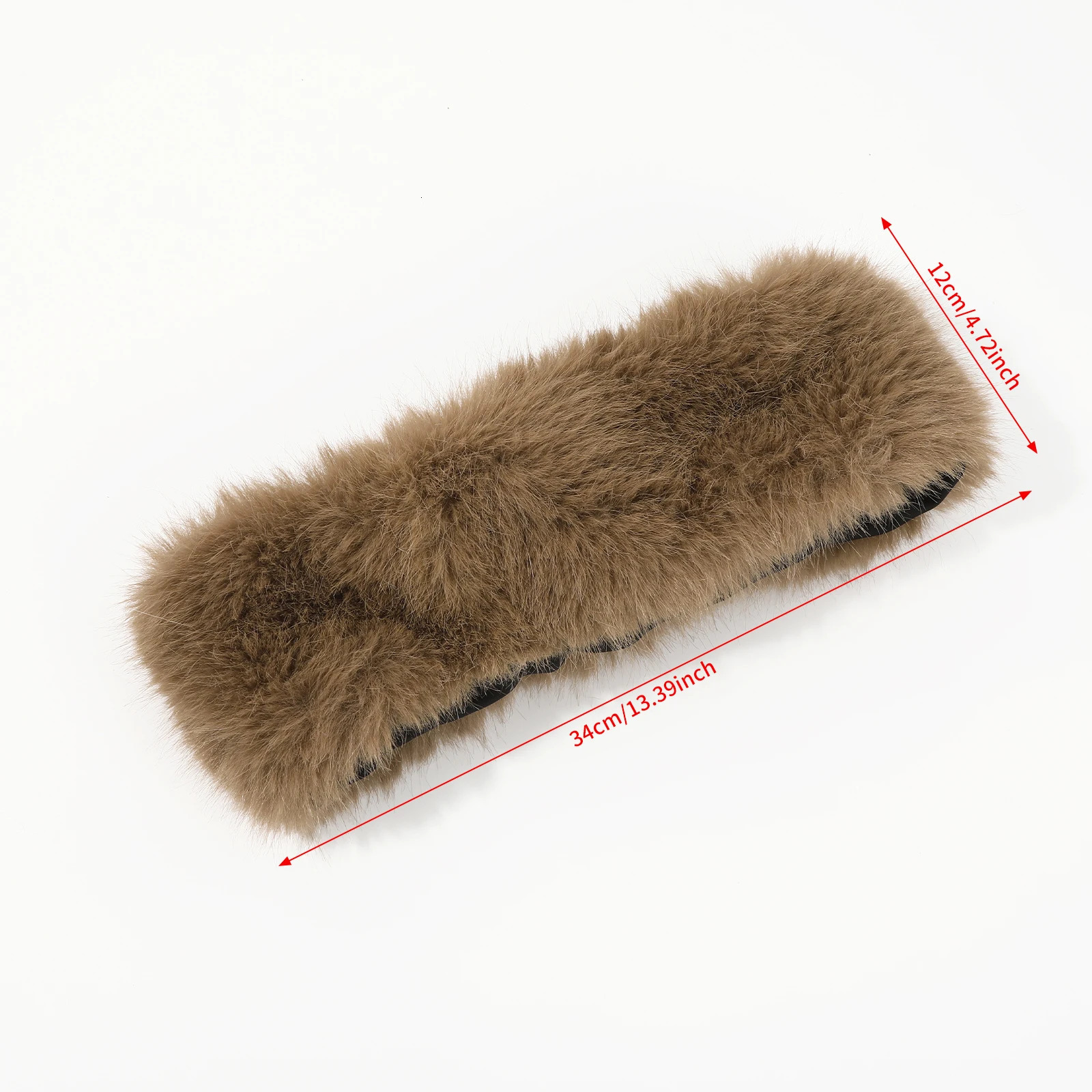 1pc Autumn Winter Plush Fur Headband for Women Fluffy Elastic Cold-Proof Hair Bands Ring Outdoor Travel Cute Lady Warm Hat 251106