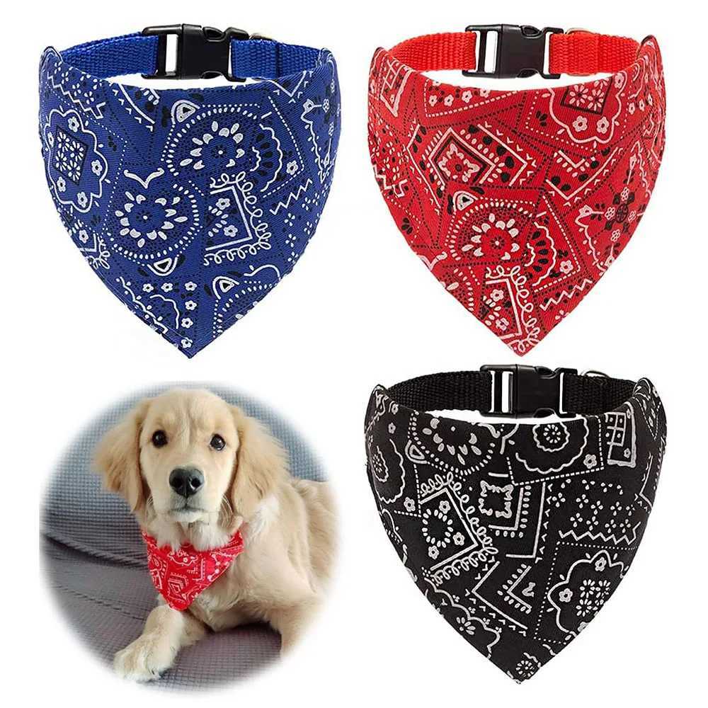 High Quality Dog bandages collars scarves for small dogs and cats adjustable collars for large dogs pet handles bibs dress accessories T250407