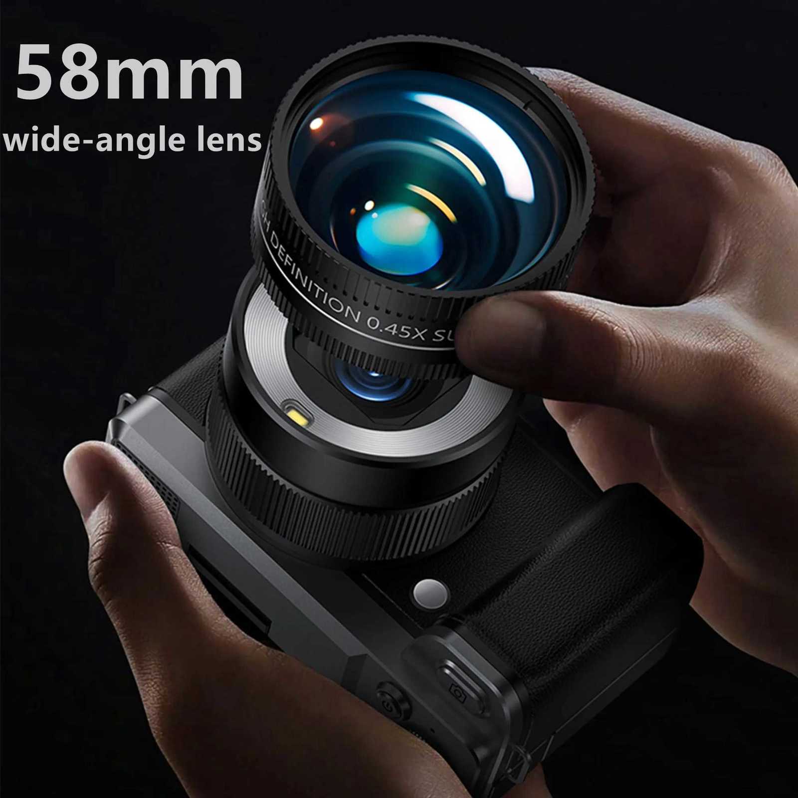 Digital Camera CCD Front and Rear Dual Lens Portable Digital Camera 18X Zoom 5K Vintage Vlog Video Recorder 80MP Selfie CamerasW251107