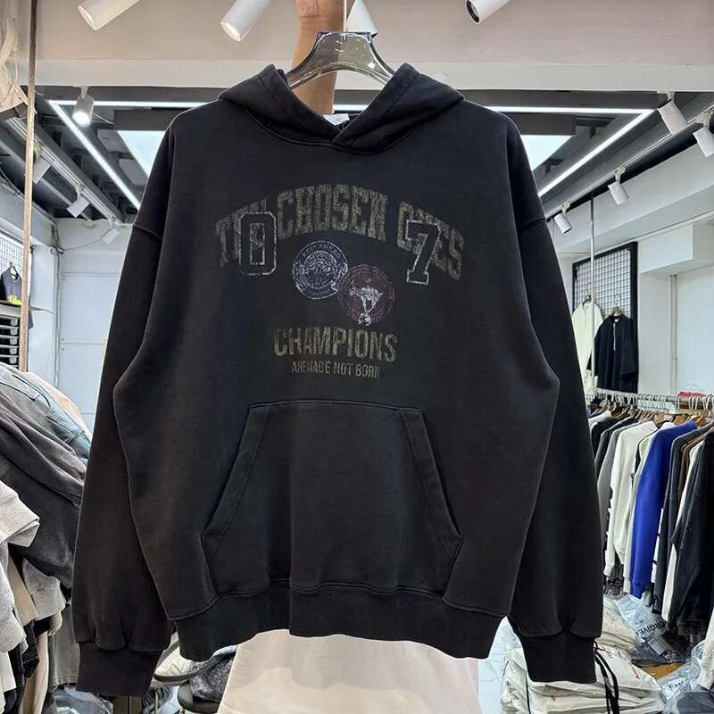 A Woolen Hoodie Is Loose Fashion design must Fleece Hoodie for spring and winter