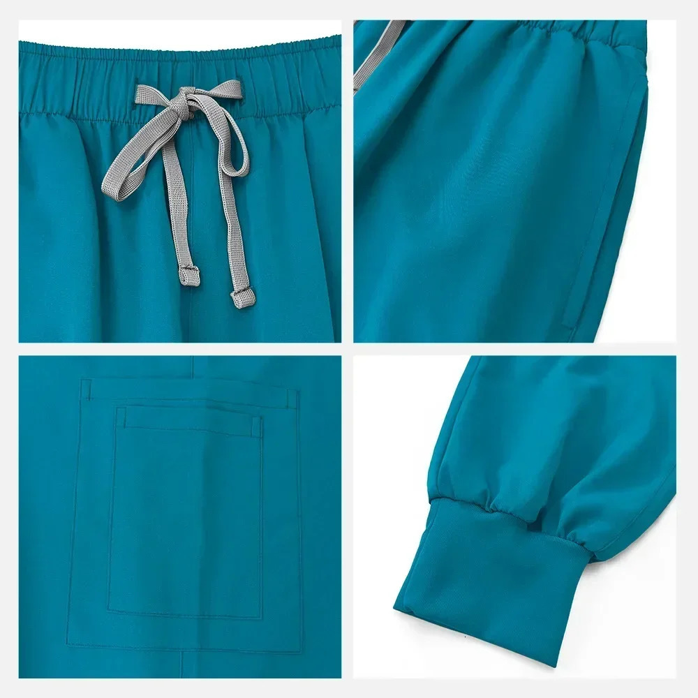 High Quality Clothing for Women Uniform Nurse Lab Coat Unisex Wholesale Tops and Pants Suits Nursing Scrubs Uniforms Set 250402