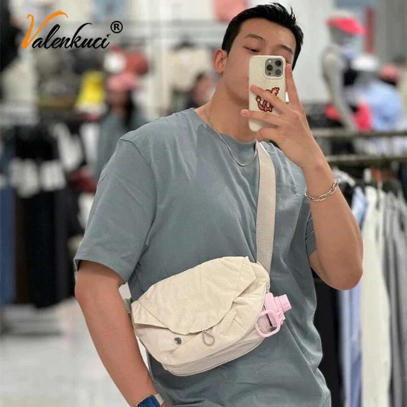 L-Fashionable Spring Summer New Crossbody Bag Men's And Fiess Waist Women's New Casual Sports Chest Bag Women LU