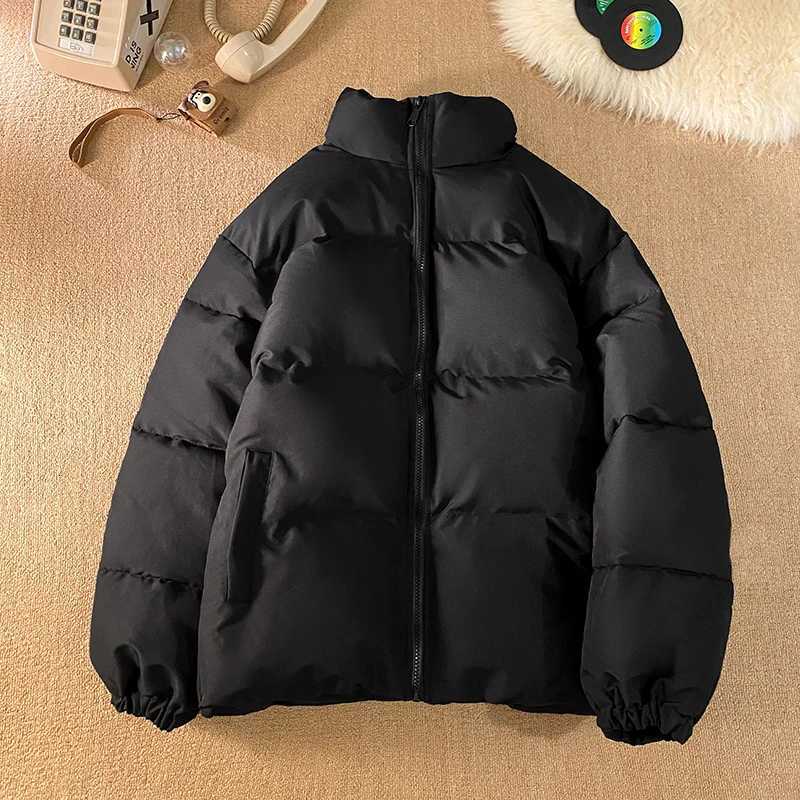 Streetwear Parka Jacket Male Outwear Overcoat Winter Mens Casual Windproof Padded Puffer Jackets Man Thick Stand Collar ParkasT251107