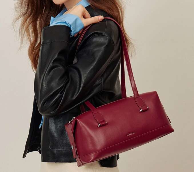 Original Shoulder Leather Handbags Women Trend Boston Bowg Fashion Designer Crossbody Lady Bag