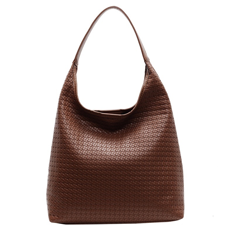 2025S Designer Women S Bag Large Capacity For Women Stylish New Simple Shoulder Bag Soft Surface Casual Commuting Texture Tote Bag