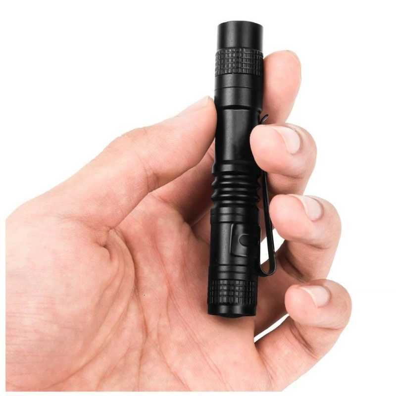 Mini Portable LED Pen Light Pocket Ultra Bright High Lumens Handheld Flashlight Linterna Torch For Camping Outdoor EmergencyW251106