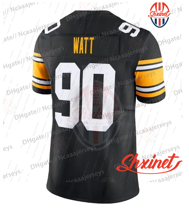 Personalized 8 Aaron Rodgers Will Howard Custom Football Jersey Metcalf WATT Fields Fitzpatrick Wilson Stitched Letter Number Design333