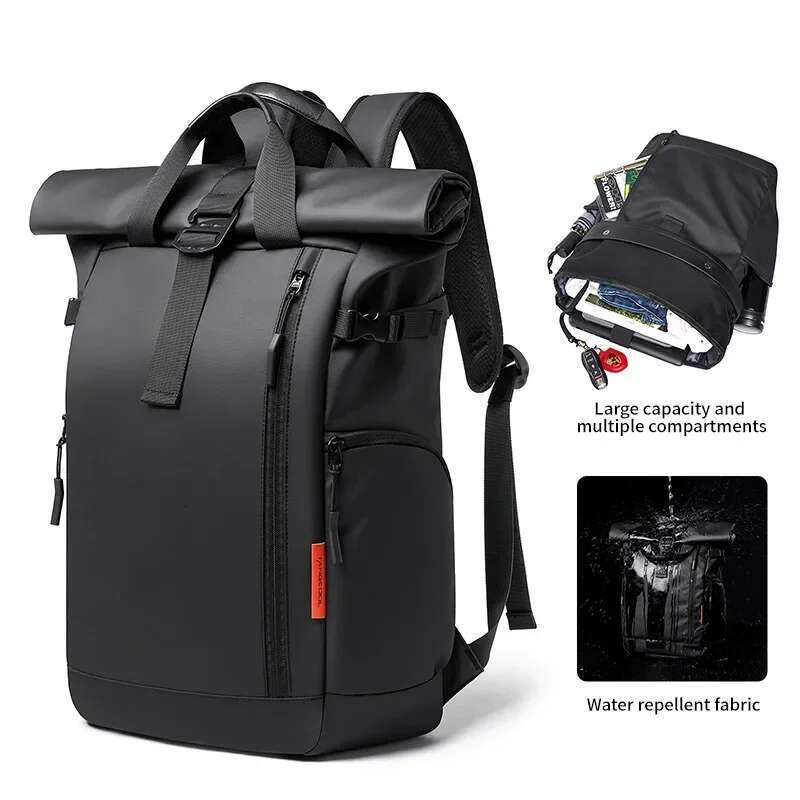 For Men Backpack Waterproof Women Travel Expandable Large 15.6 In Laptop Bag Mochilas Urban Backpacks