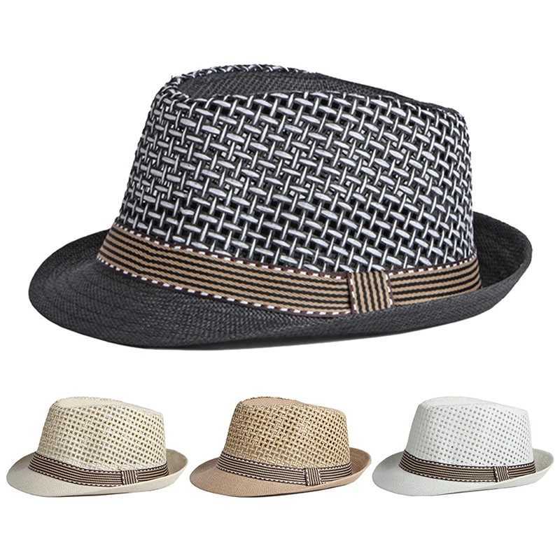 Straw Hats Fe Hat Panama s Dey Trilby Hat Summer Straw Sun Hats Adt Men Mens Bowr Breathab Sunhat Beach sC250407