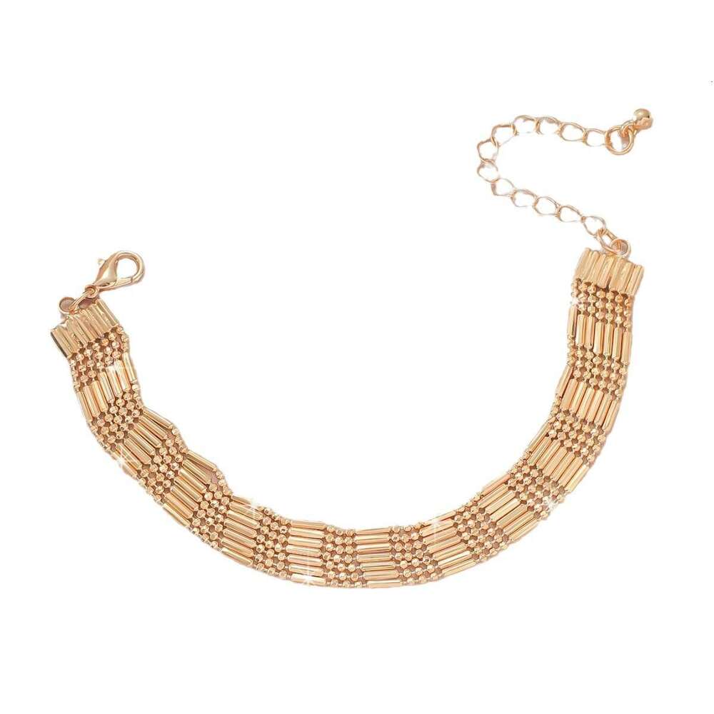 Hot selg fashionable commuting versatile simple multi-layer gold INS style high-end feeg light personalized bracelet