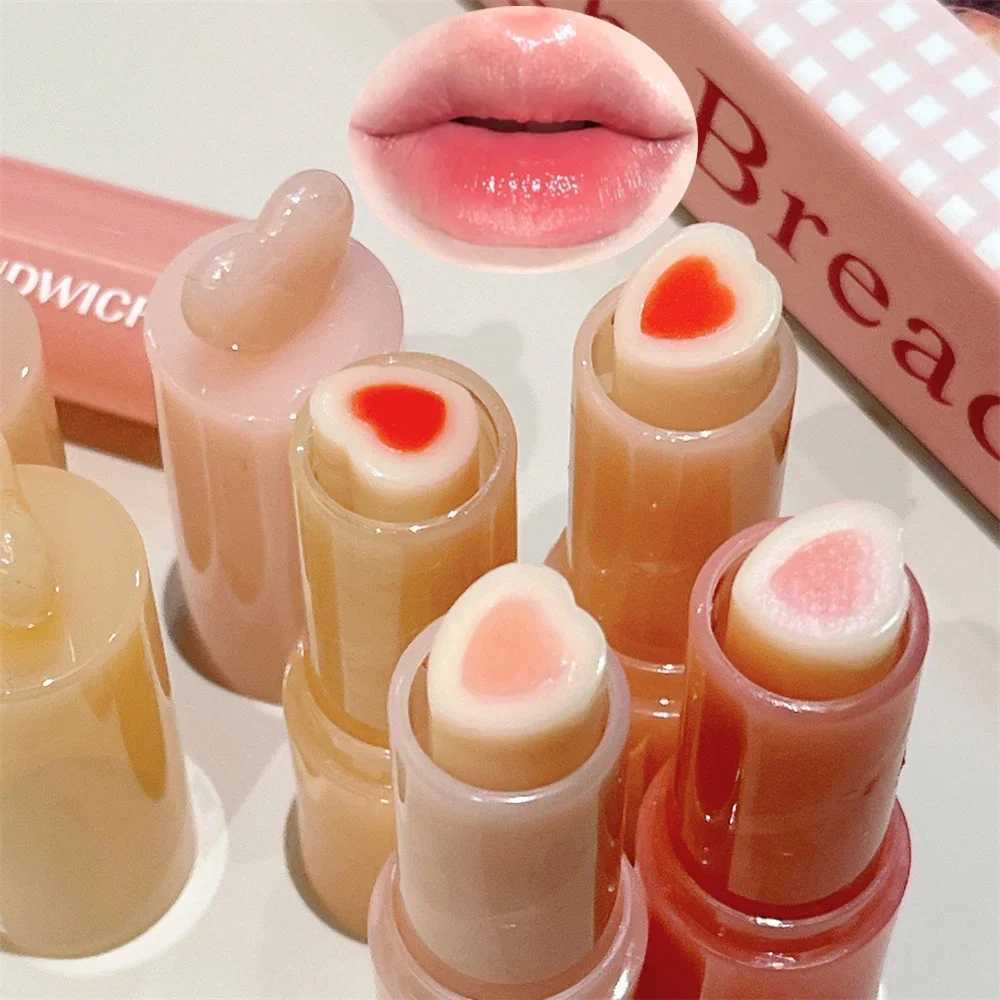 Moisturizing jelly sand lipstick makeup peach lipstick crystal temperature change lipstick transparent lipstick care W250407
