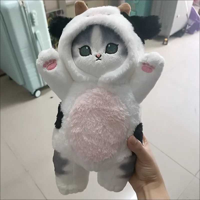 Kawaii 25cm Mofusand Drag Bear Cow Dinosaur Plush Doll Japanese Cartoon Cat Decorative Toy Plush Pillow Gift C251107