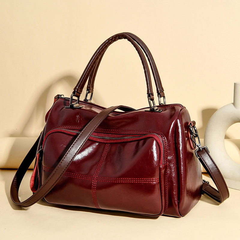 2025 New Pillow Bag Women's Retro Fashion Large Capacity Tote Bag Texture Crossbody Shoulder Handbag