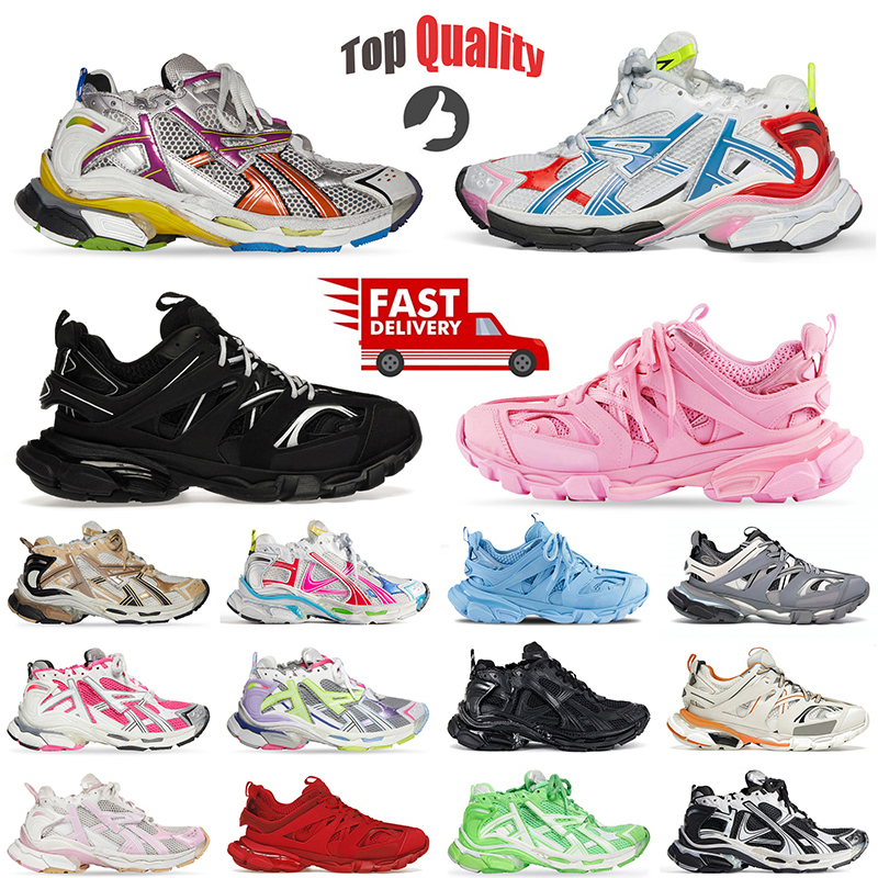 Top Quality Designer Casual Shoes 3 3.0 Runner 7.0 7.5 Runners BURGUNDY Trainers Black White Pink Blue Platform Loafers Sneakers Size 36-46