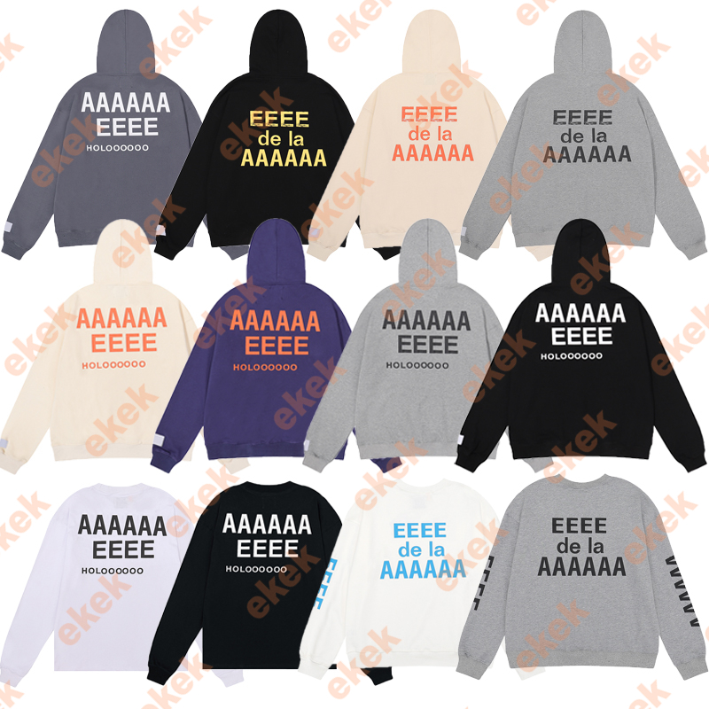 Designer Mens Hoodie Pattern Print Pullover Fashion Sweatshirt Loose Long Sleeve Hooded Round Neck Pullover Mens Womens Top Size S-XL