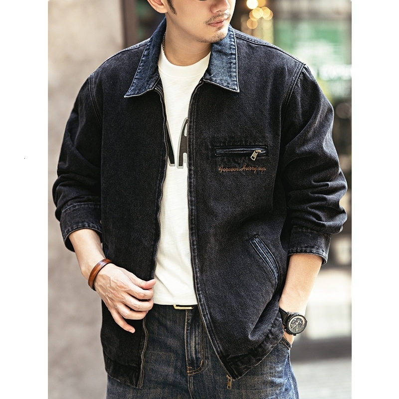 In the spring and autumn of American retro s will old denim jackets mens casual freight 250312