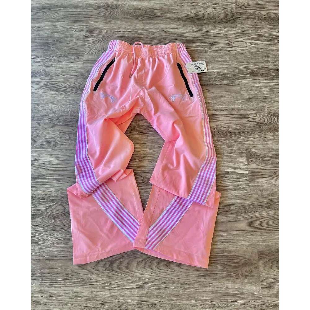 hoodie Women's Wear American Retro Trend Striped Stretch Waist Women Nine Point Y2k Haruku Fashion Loose Casual Couple Sports Wide Leg Pants jack