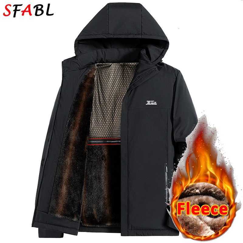Mens Winter Jacket Fleece Lining Hooded Windbreak Ski Snowboard Jacket Coat Men Outdoor Parka Mens Coats Outerwear Zip PocketT251107