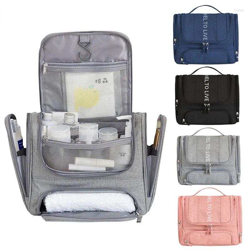 Cosmetic Bags Waterproof Men Hanging Bag Travel Organizer Makeup For Women Necessaries Make Up Case Wet And Dry Wash Toiletry