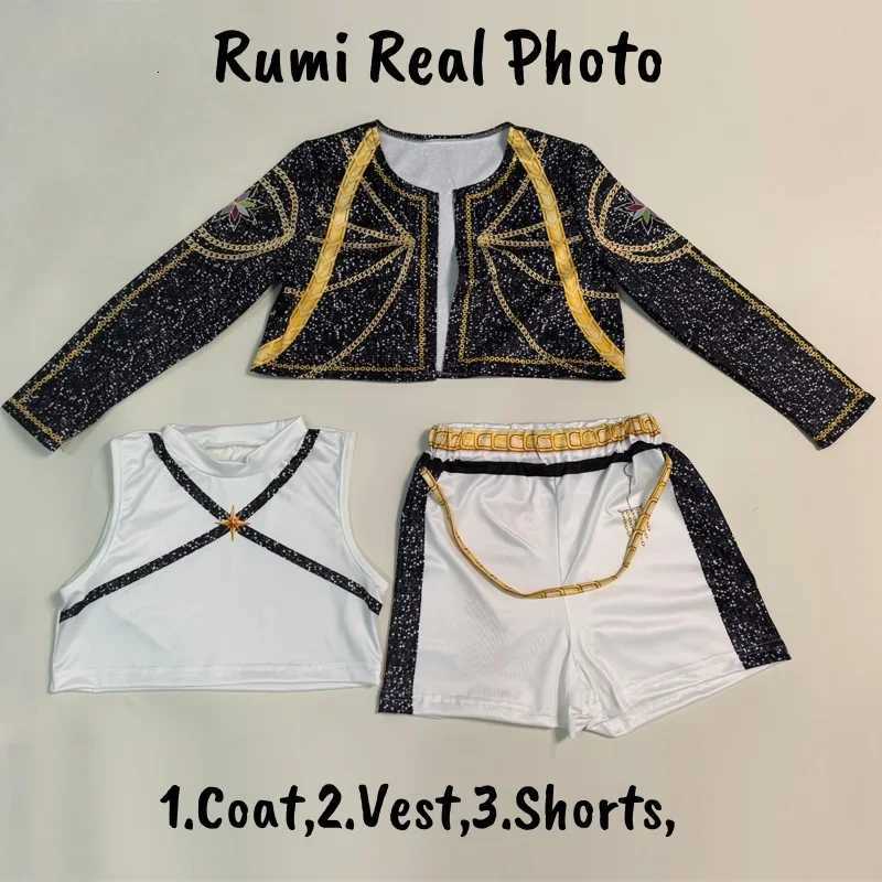 Kids K-Pop Demon Hunters Zoey Rumi Mira Costume Fancy Dress Cosplay Virtual Idol Movie Cosplay for Girls Kids Halloween Carniva W251107 - view 4