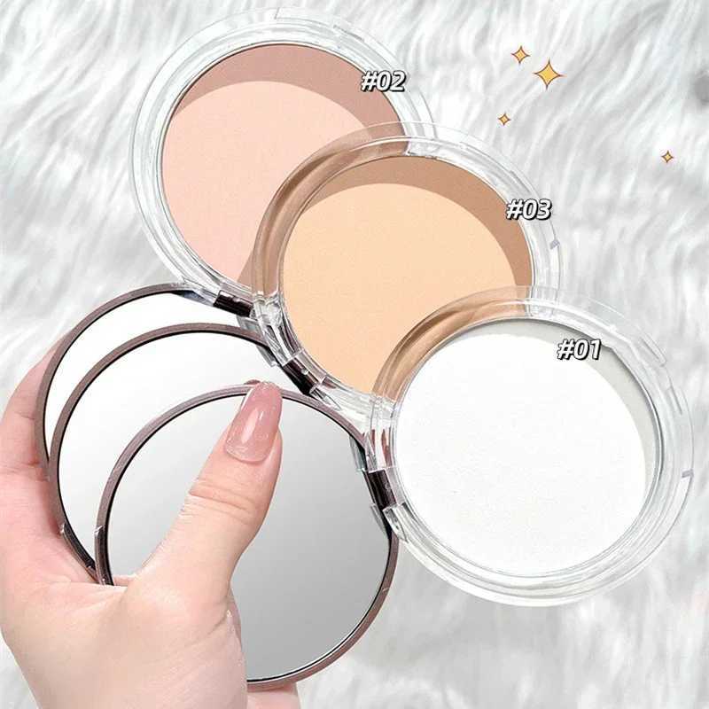 Cute Bear Matte Press Powder Oil Control Matte Basic Bright Makeup Powder Breathable Waterproof Durable Facial MakeupXJ250407