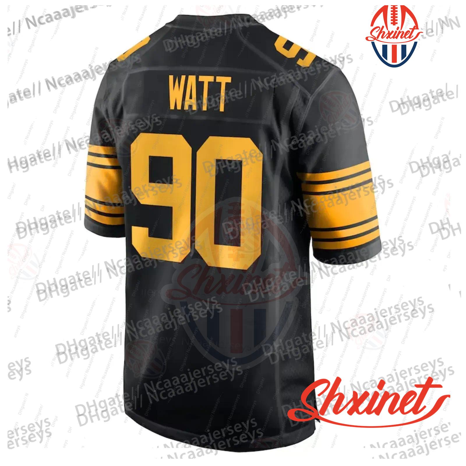 Personalized 8 Aaron Rodgers Will Howard Custom Football Jersey Metcalf WATT Fields Fitzpatrick Wilson Stitched Letter Number Design333