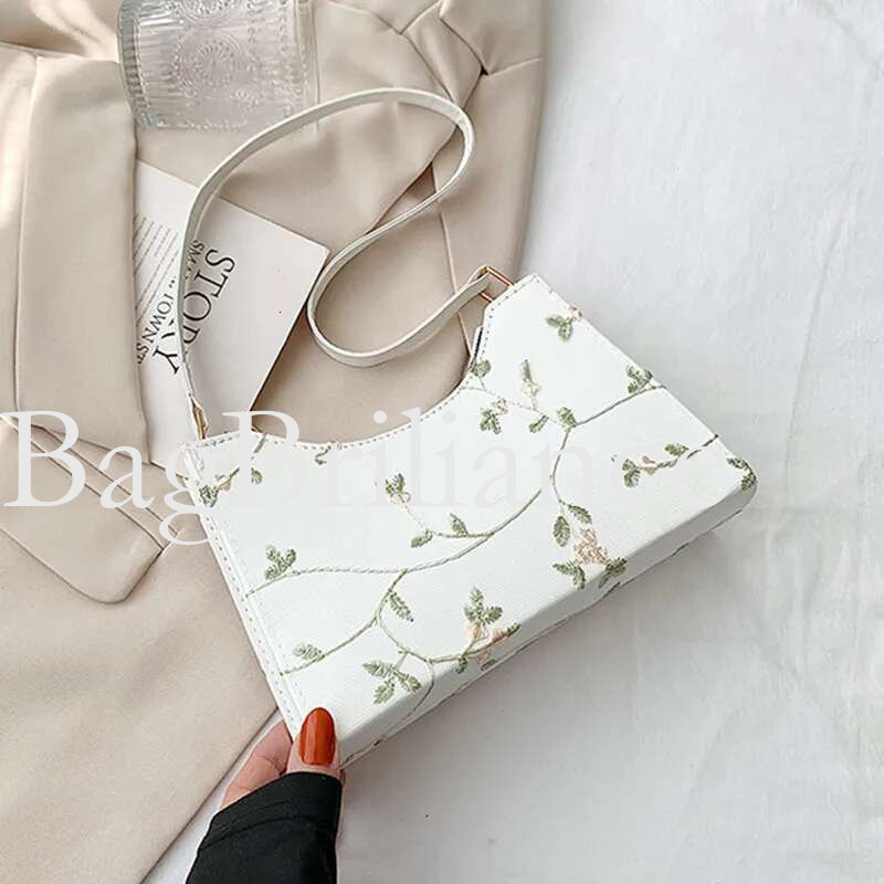 Summer Lace ral ing Shoulder for Women Soft PU Leather Underarm Bags Beach Travel Handbag Girls Small Tote Bag