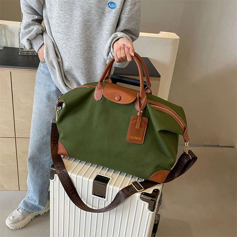 0.9 Kg Multi Color Canvas Handbag Breathable Overnight Weekend Fiess Dance Gym Versatile Duffle Travel Tote Bag