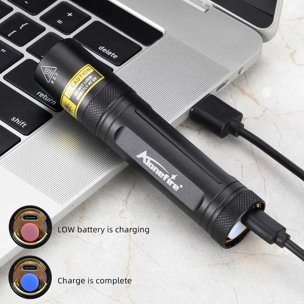 Alonefire SV77 10W 365nm UV Flashlight Ultraviolet Black Light Pet Moss Detector For Cat Dog Stains Bed Bug Moldy FoodW251106