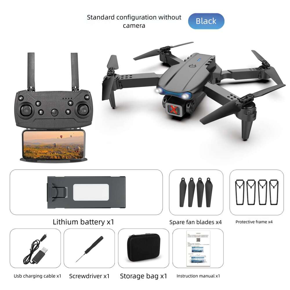 E99pro Aerial Photography 4k HD Dual Camera Obstacle Avoidance Remote Control Aircraft Drone
