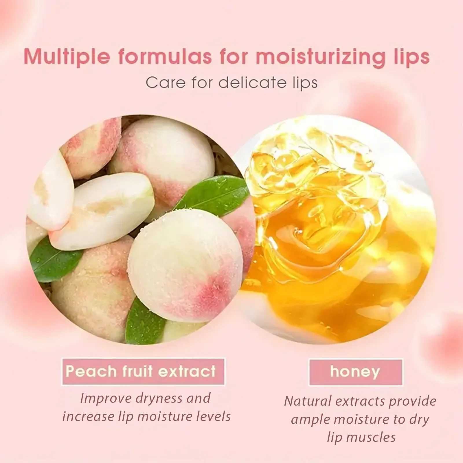 Water Ice Levine Peach Moisturizing lipstick Will Not Fade lipstick Peach Moisturizing Lasting Color Moisturizing lipstick W250407