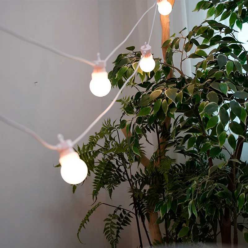 23M Patio String Light Bulbs G50 Milky Outdoor Camp Waterproof IP44 Lamp Christmas Garland Bulbs Garden Wedding Party LED Lights W251107