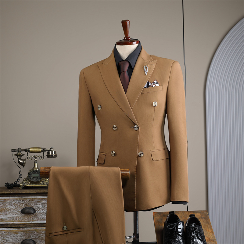H345 Suit suit male business groom wedding dress groomsmen business slim