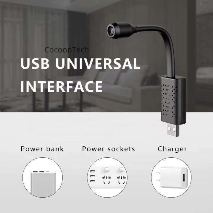 IP HD Motion Detection U21 Wifi USB Portable Home Security Camera V380 Intelligent Monitoring