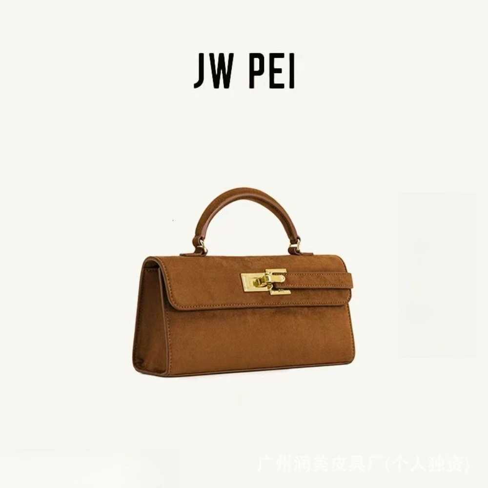 JW PEI Handbag Woven Small Square Bag Luxury Genuine Leather Crossbody Bag Mini WomenW251107