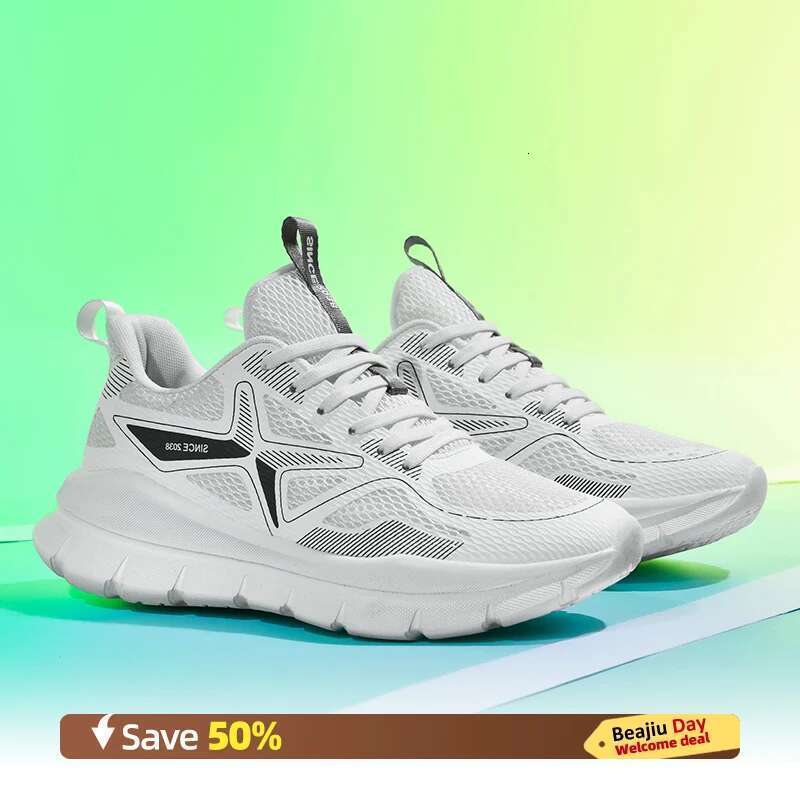 Men Sports Running Shoes Casual Marathon Breathable Lightweight Women's Comfortable Athletic Nonskid Walking Sneakers