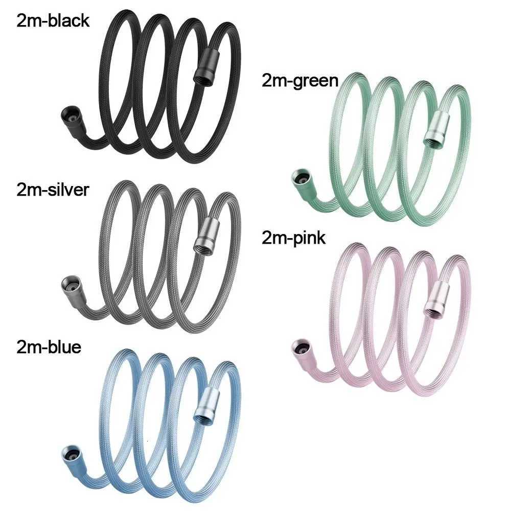15/2m Handheld Shower Hose Anti Winding Universal Interface Shower Tube ible GI/2 Bath Shower Nylon Pipe Pipes Fittings Y251107