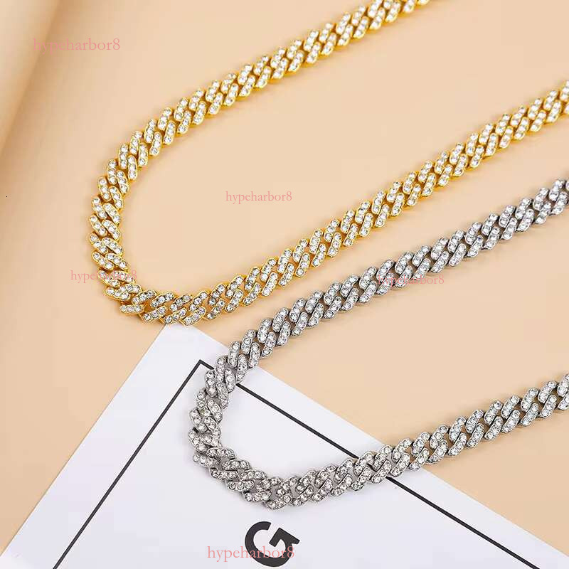 JM Sier High Quality Men's Hip Hop Chilled Miami Crystal Cuban Chain Necklace