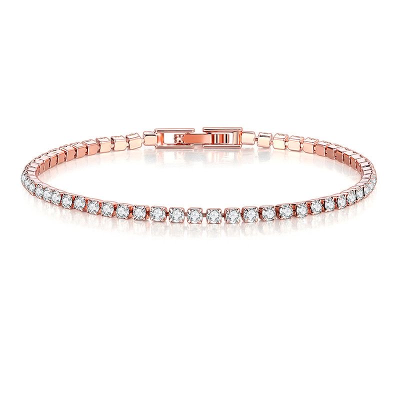 Elegant 5mm 20-Inch Fully Chilled Silica Gold Plating Tennis Necklace for Him & Her